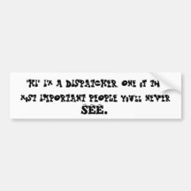 "HI" I'm a DISPATCHER (Bumper Sticker)