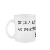 "HI" I'm a dispatcher (Frosted Mug)