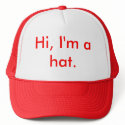Hi, I'm a hat.