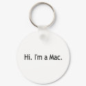Hi I'M A Mac keychains