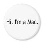 Hi I'M A Mac Refrigerator Magnet