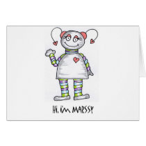 Hi Im Marssy cards by Meet_the_Botts Hi Im Marssy cards