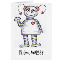 Hi Im Marssy cards by Meet_the_Botts Hi Im Marssy cards