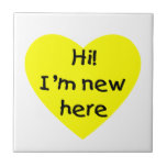 Hi! I'm new here (yellow) tiles