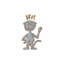 Hi! Monkey embroidered shirts