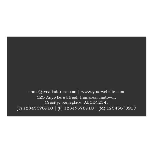 Hi-Phi - 001 Business Card Template (back side)