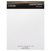 Hi Tech Bronze Wave Letterhead
