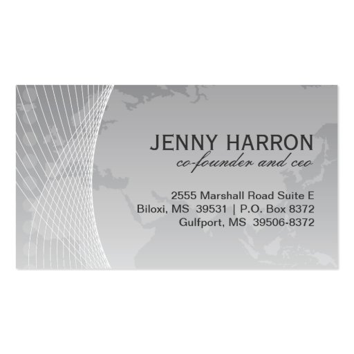 Hi-Tech Business Card (back side)