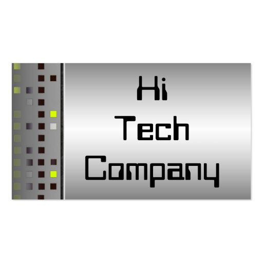 Hi Tech Business Cards (front side)
