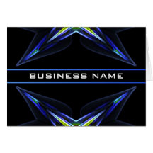 Hi Tech Business Greeting or Note Card