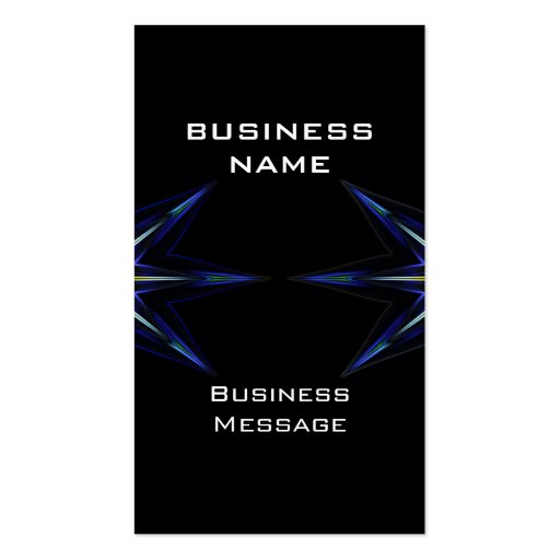 Hi Tech Futuristic Business Card Template (front side)
