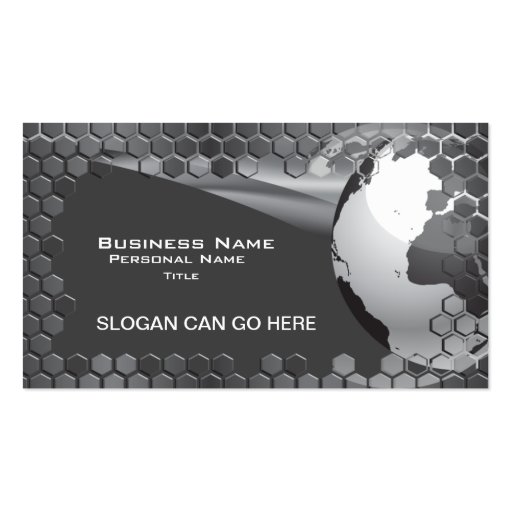 Hi-Tech Global Business b/w Business Card