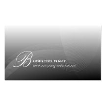 Hi-tech Monogram Business Card