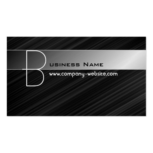 Hi-tech Monogram Business Card