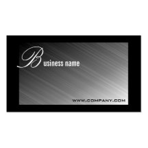 Hi-tech Monogram Business Card