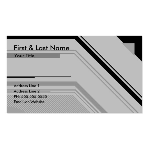 hi-tech professional  : business cards (front side)