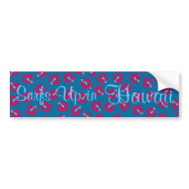 hibiscus-1 Surfs Up in Hawaii bumper stickers by Just2Cute hibiscus-1 Surfs Up in Hawaii bumper stickers