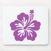 hibiscus aloha flower mousepad