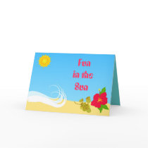 Hibiscus and Sun cards