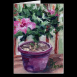 Hibiscus Blank Card cards
