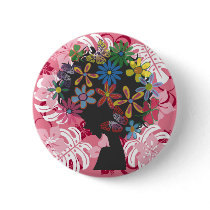 Hibiscus×Bomber Head Pin