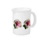 Hibiscus Candy Striper Pitcher
