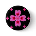 Hibiscus Clover buttons
