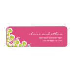Hibiscus Delight Address Label - Azalea - labels
