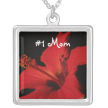 Hibiscus Detail; Happy Mother's Day Pendant