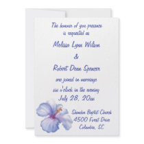Hibiscus Dreams Wedding invitations