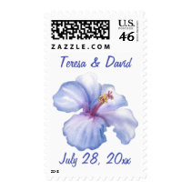 Hibiscus Dreams Wedding postage