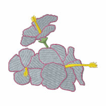 Hibiscus embroidered shirts