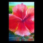 Hibiscus Flower Art stationery