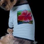 Hibiscus Flower Art pet clothing