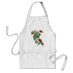 Hibiscus Flower Botanical Drawing aprons