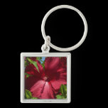 Hibiscus Flower Keychain