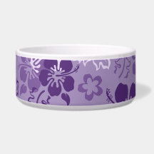 Hibiscus Flower Pattern Dog Pet Bowl Dog Water Bowls