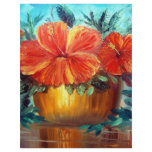 Hibiscus Flower Pot Art Letterhead