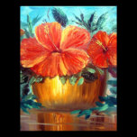 Hibiscus Flower Pot Art letterhead
