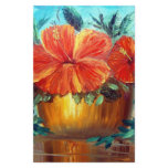 Hibiscus Flower Pot Art Stationery Paper