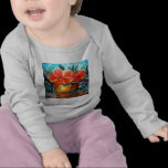 Hibiscus Flower Pot Art t-shirts