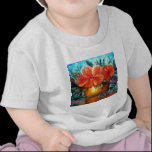 Hibiscus Flower Pot Art t-shirts