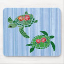 Hibiscus flower sea turtle mouse pad mousepads by marcya7 Hibiscus flower sea turtle mouse pad mousepads