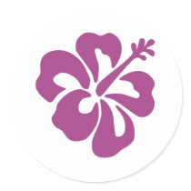 Hibiscus Flower stickers
