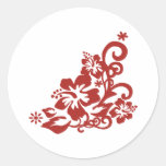 Hibiscus Flower Stickers
