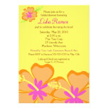 Hibiscus Flower Tropical 5x7 Bridal Shower Invite