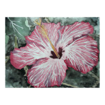 hibiscus flower watercolor painting art gift posters by dereklovessheila hibiscus flower watercolor painting art gift posters
