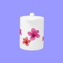 Hibiscus Flowers teapots