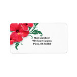 Hibiscus Flowers Labels