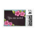 Hibiscus Frame Postage stamp